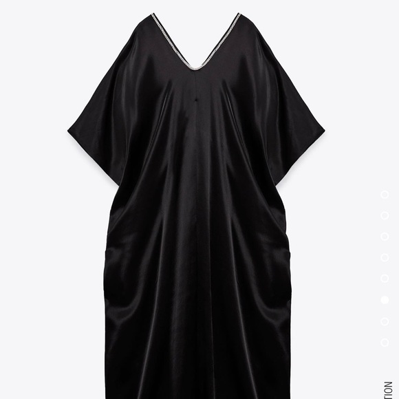 ZARA SATIN EFFECT TUNIC - Picture 9 of 12